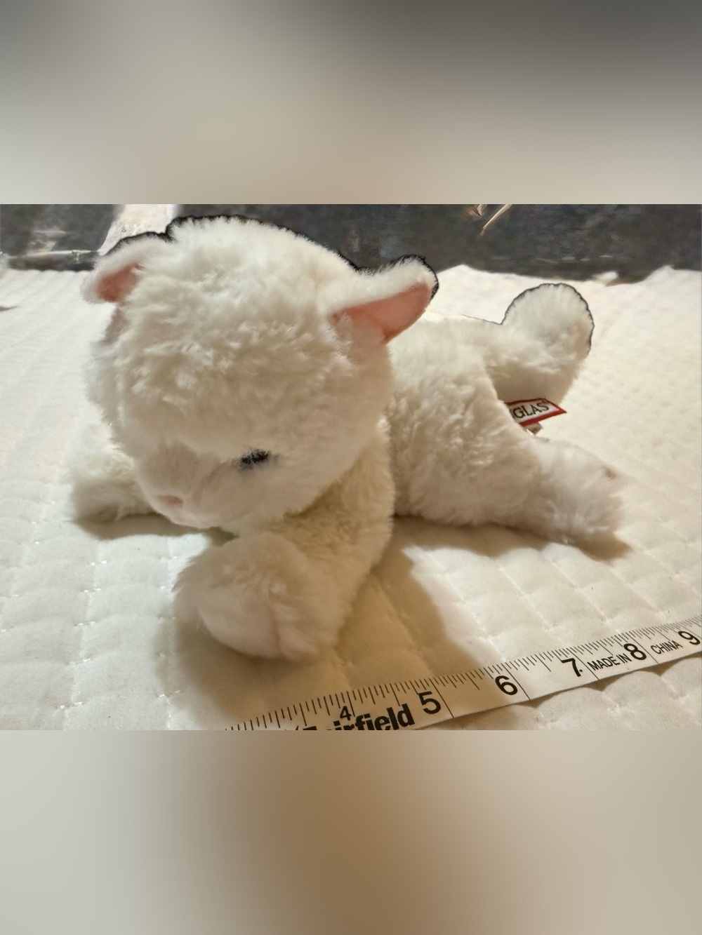 Douglas Cuddle Toys Winnie white kitty cat (#15052)